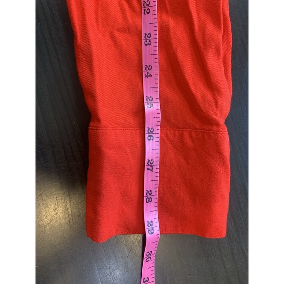Anthropologie Cloth & Stone Red Blouse Top Womens Small Open Back Ruffle - Picture 12 of 12